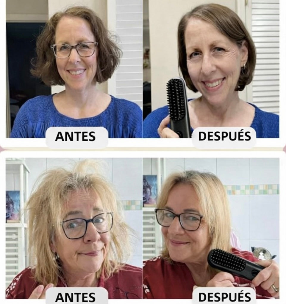 Liso en 5 min, sin cables - CEPILLO ALISADOR INALÁMBRICO