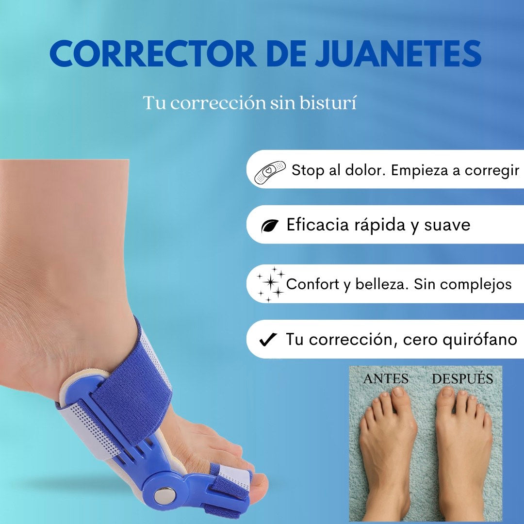 Corrector de juanetes, alivia el dolor y corrige- Huella Bella