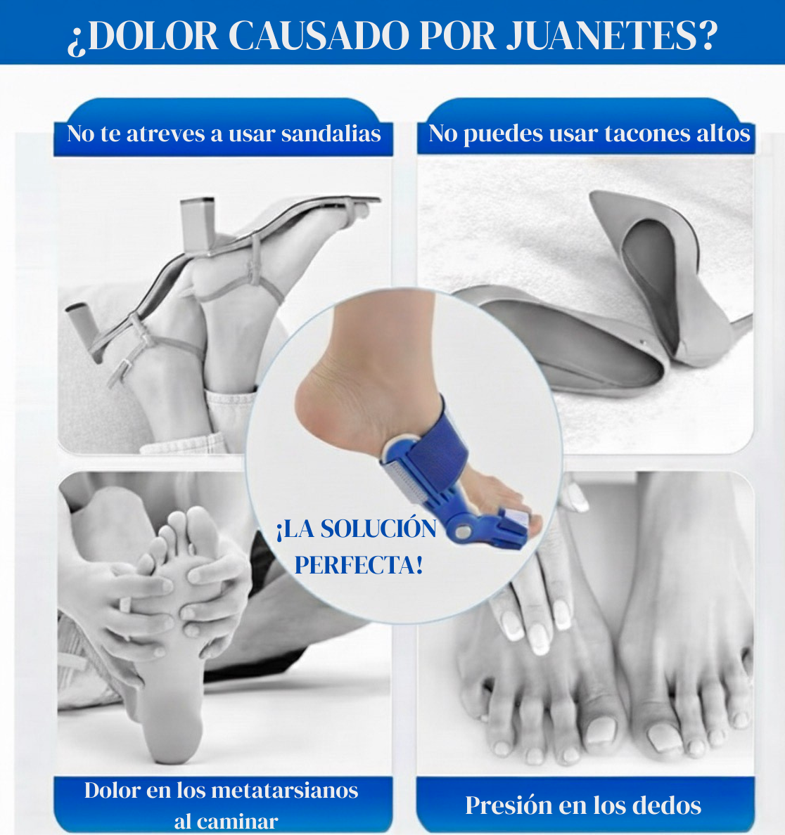 Corrector de juanetes, alivia el dolor y corrige- Huella Bella